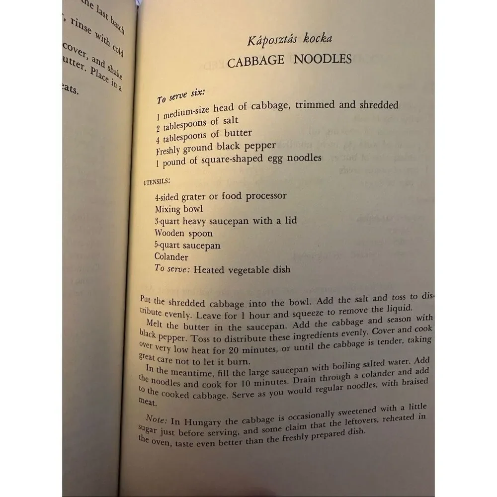 The Paprikas Weiss Hungarian cookbook